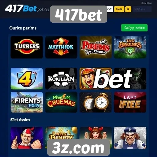 Jogos populares em destaque no 417bet